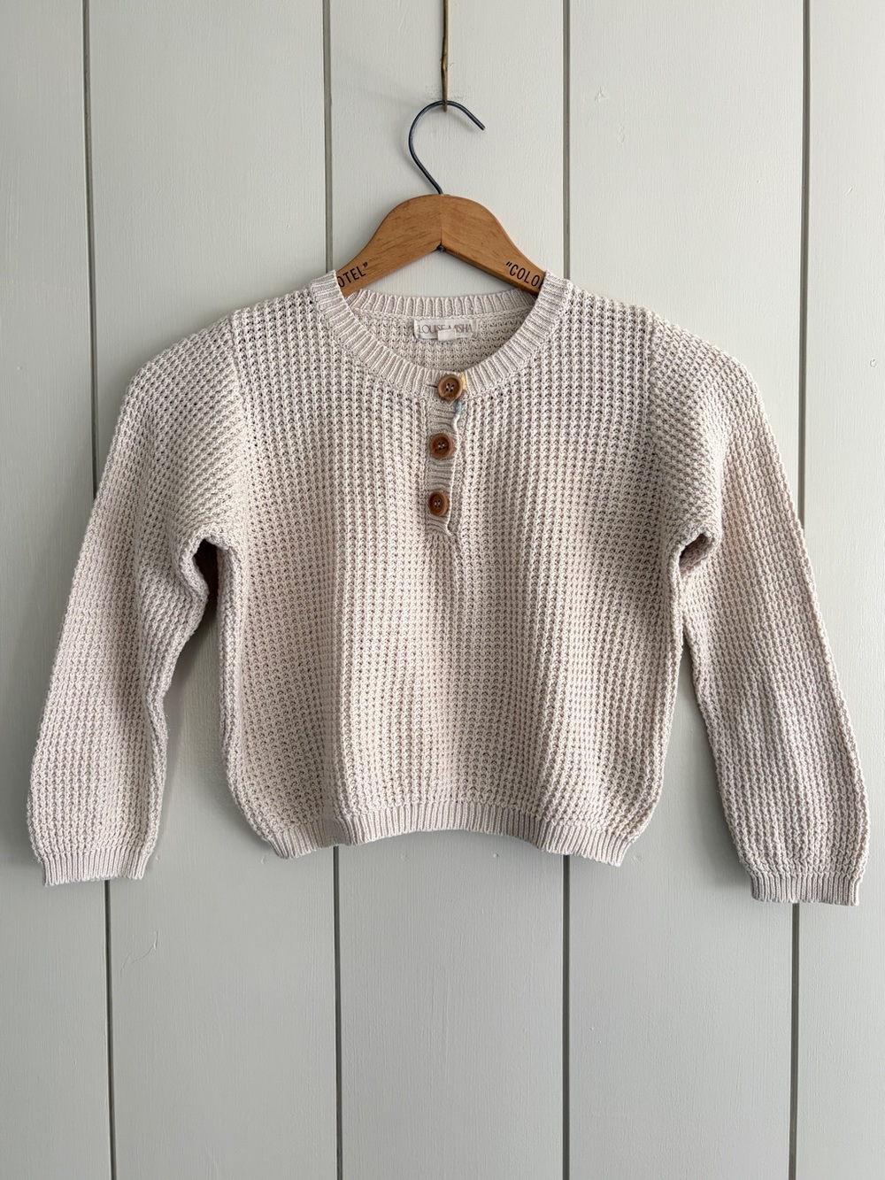 Louise Misha Cotton/Cashmere Sweater, Sz 7 Years
